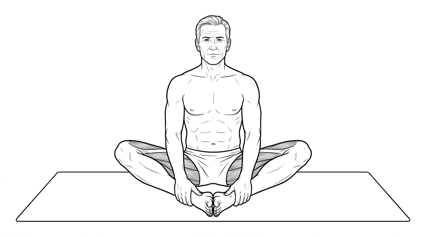 Butterfly stretch (adductors)