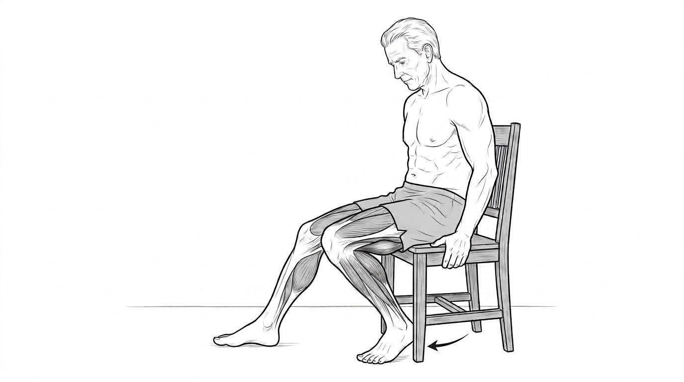 Seated knee bends
