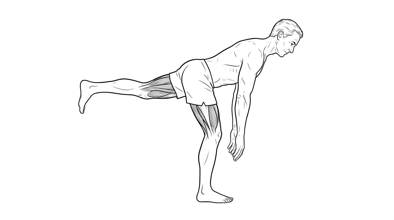 Single-leg RDL (bodyweight)