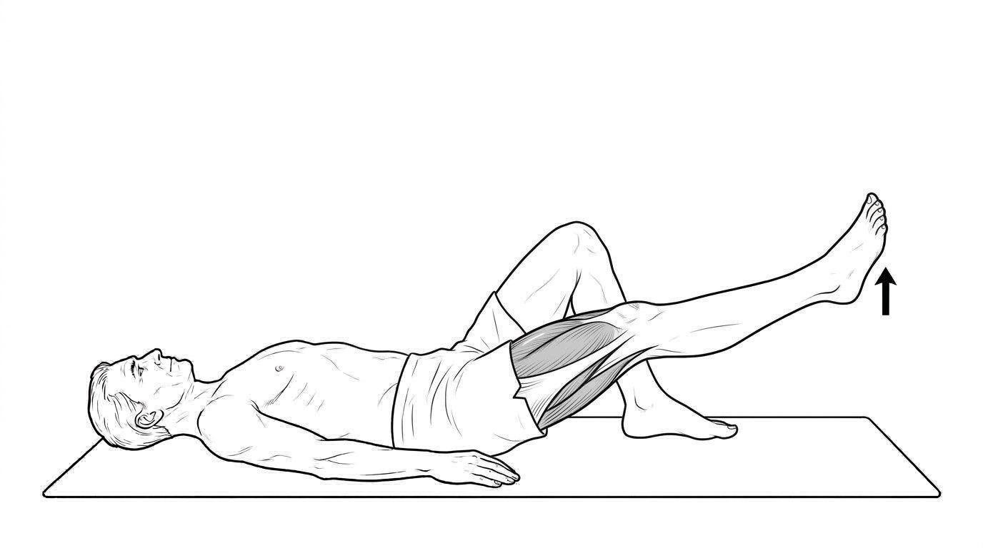 Straight leg raises (supine)